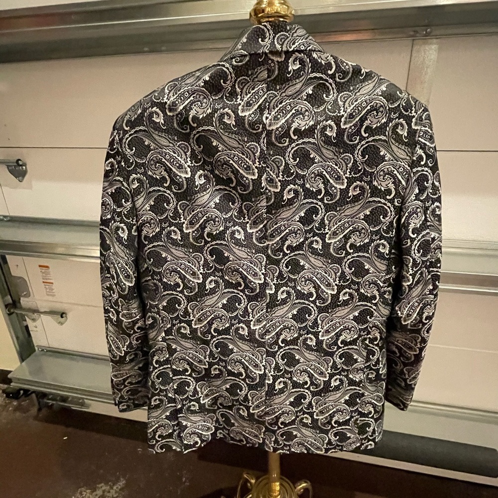 Paisley pattern mens jacket
